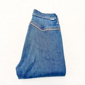 Mother The Snap Hustler Ankle What I Had Before I Had You Denim Jean Zip Size 25